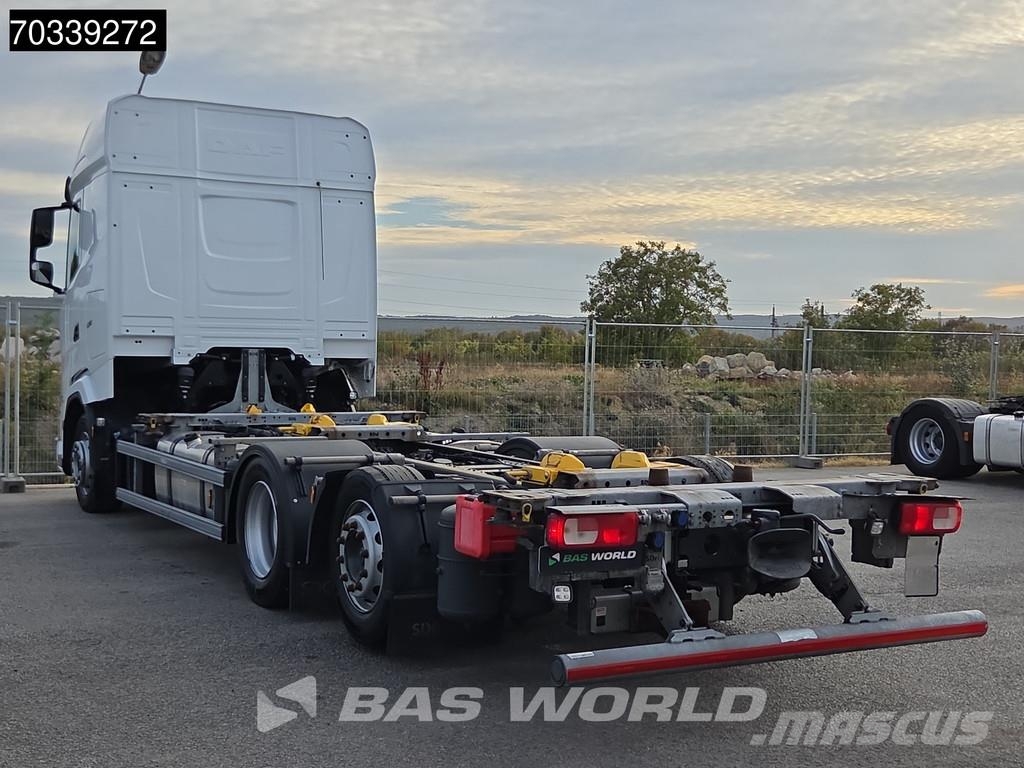 DAF XG 480 6X2 BDF Lift+Lenk-achse Full Air suspension Kabeļu pacēlājs nomontējamām kravas mašīnām