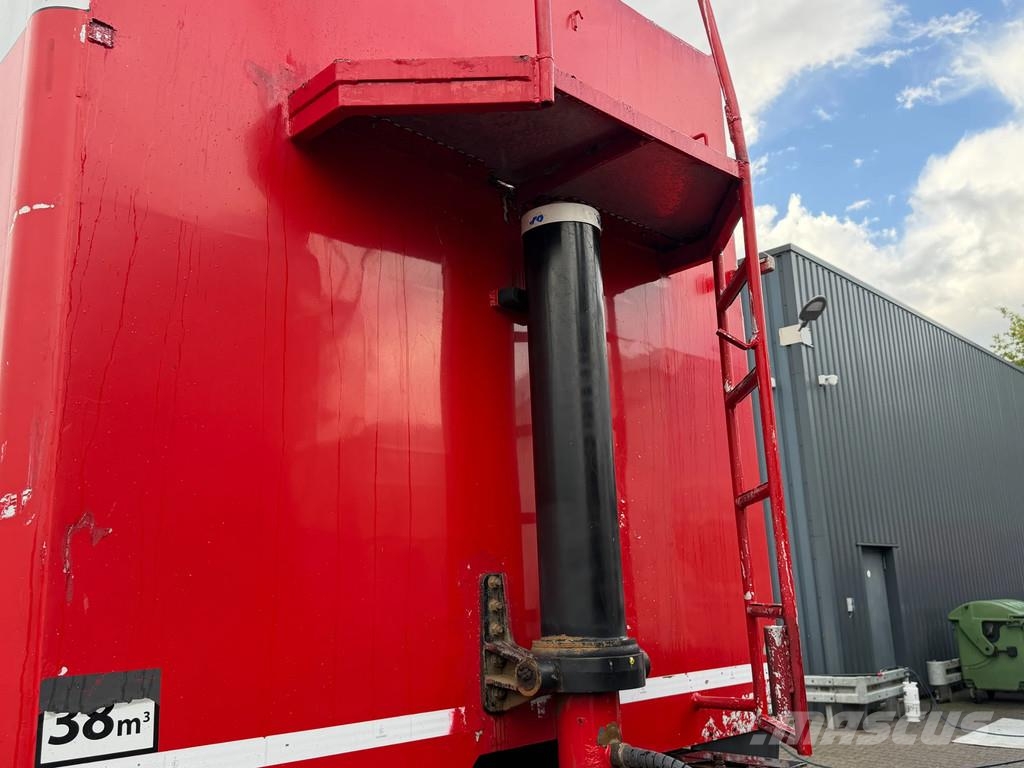 Jumbo MV200.KE 38m3 Kipper Schamel Aanhangwagen *APK* Reboques basculantes