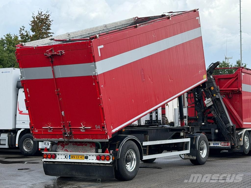 Jumbo MV200.KE 38m3 Kipper Schamel Aanhangwagen *APK* Reboques basculantes