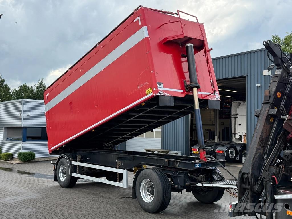 Jumbo MV200.KE 38m3 Kipper Schamel Aanhangwagen *APK* Reboques basculantes