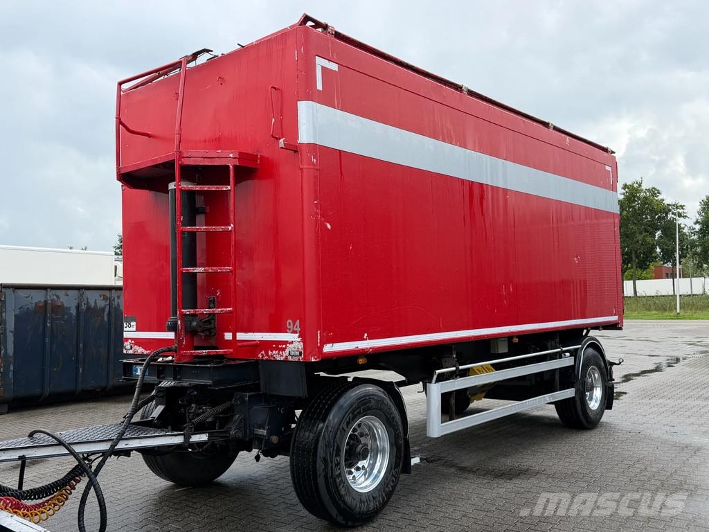 Jumbo MV200.KE 38m3 Kipper Schamel Aanhangwagen *APK* Reboques basculantes
