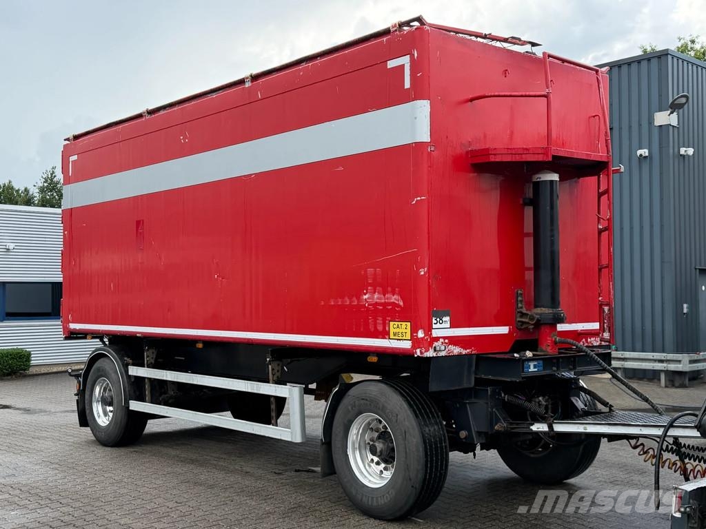 Jumbo MV200.KE 38m3 Kipper Schamel Aanhangwagen *APK* Reboques basculantes