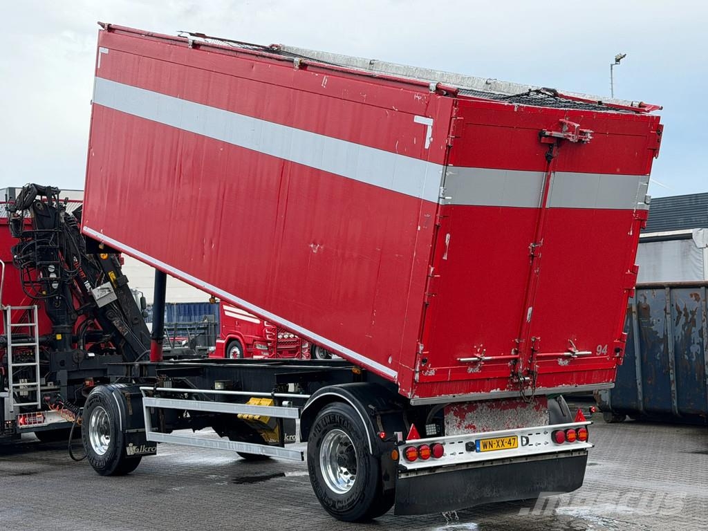 Jumbo MV200.KE 38m3 Kipper Schamel Aanhangwagen *APK* Reboques basculantes