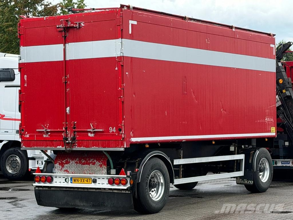 Jumbo MV200.KE 38m3 Kipper Schamel Aanhangwagen *APK* Reboques basculantes