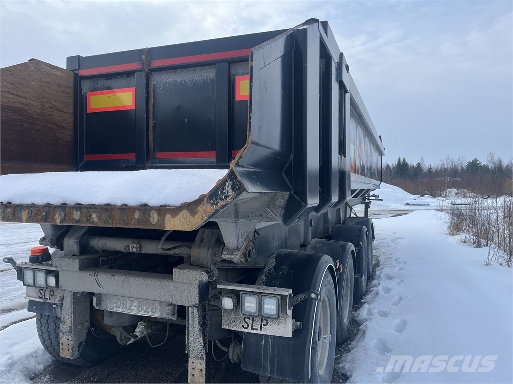 SLP 4-aks liukuteli kärry Tipper semi-trailers