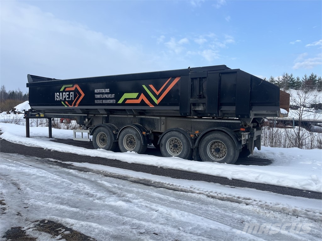 SLP 4-aks liukuteli kärry Tipper semi-trailers
