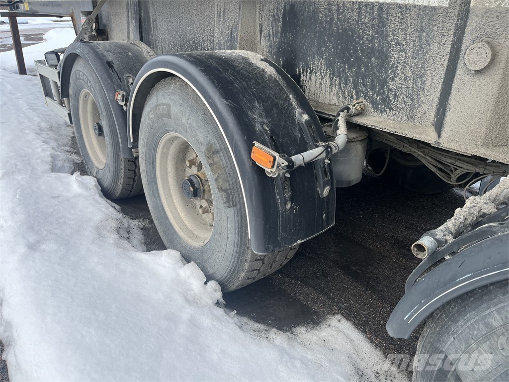 SLP 4-aks liukuteli kärry Tipper semi-trailers