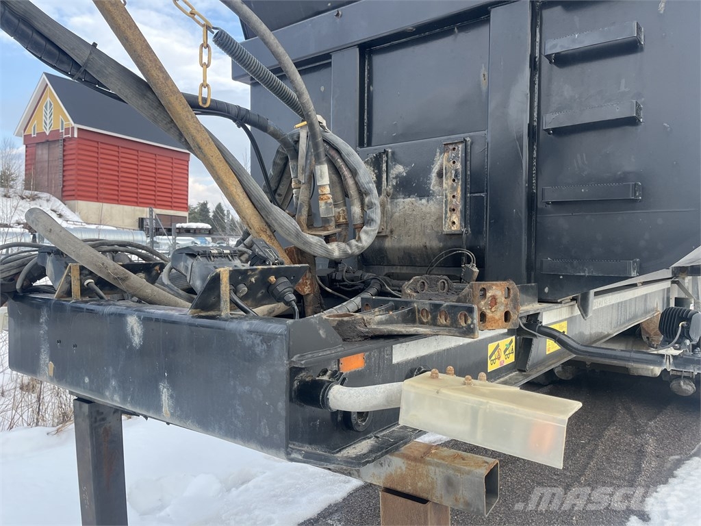 SLP 4-aks liukuteli kärry Tipper semi-trailers