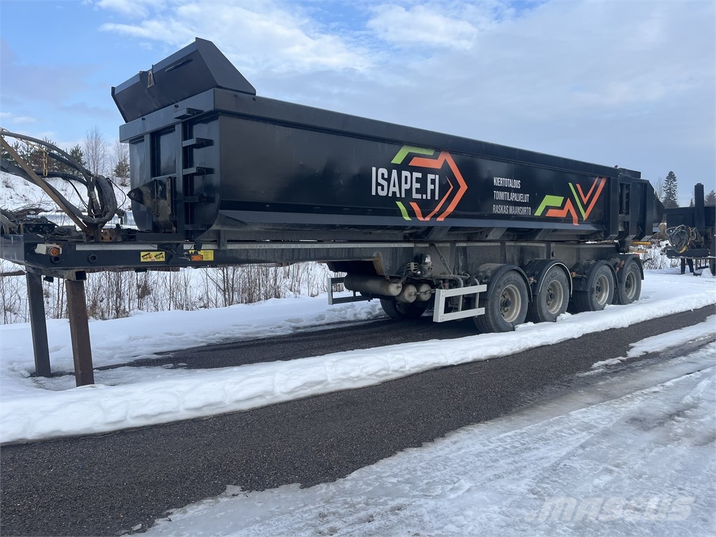 SLP 4-aks liukuteli kärry Tipper semi-trailers