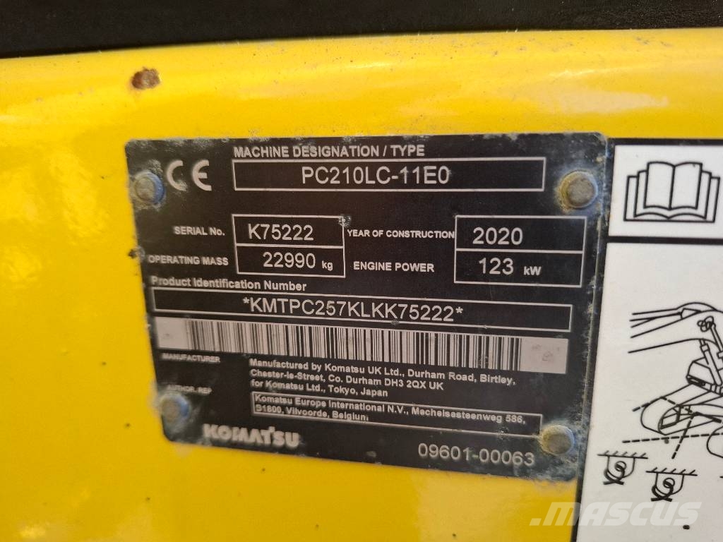 Komatsu PC210LC-11 Εκσκαφείς με ερπύστριες