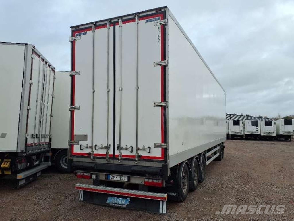 Närko AB Autokoritehdas Trailer Van Drawbar Straight مقطورات ذات هيكل صندوقي