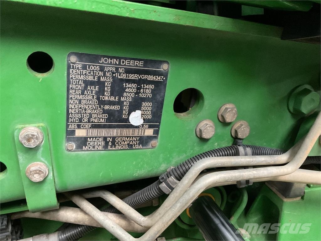 John Deere 6195R Tractores