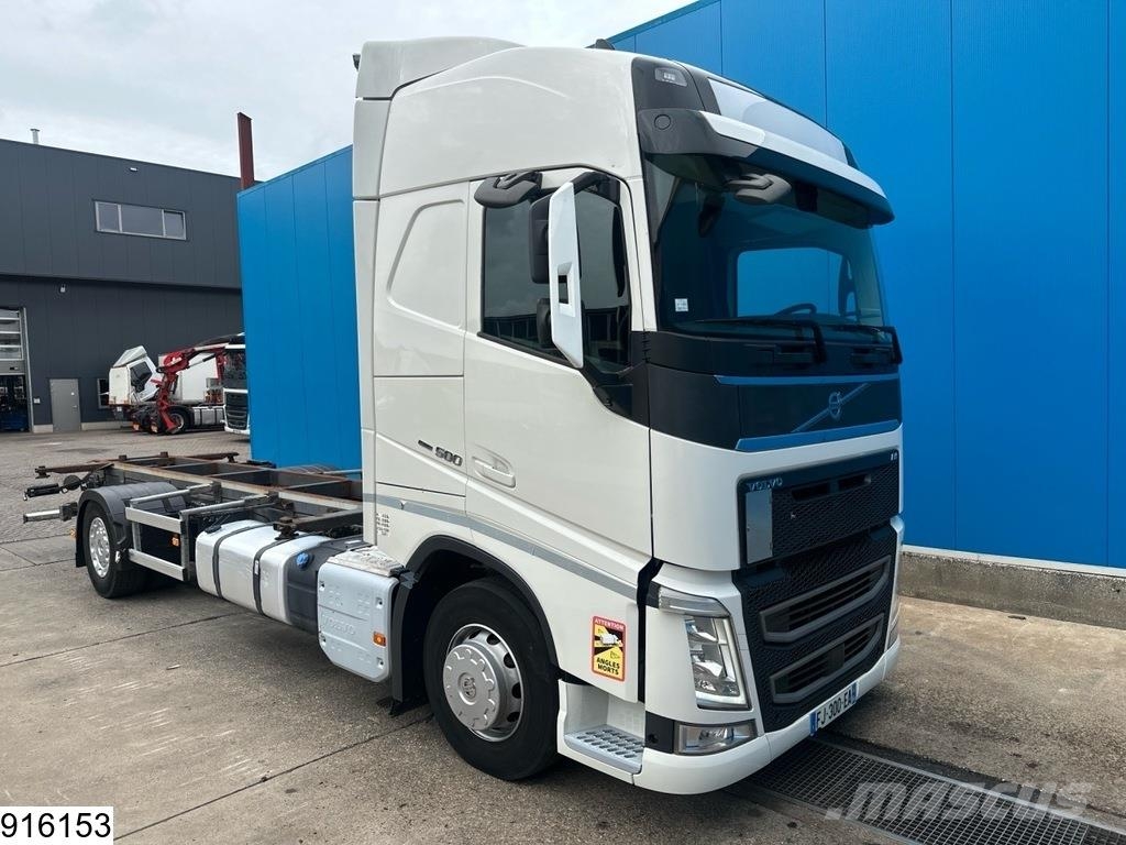 Volvo FH 500 EURO 6d, I-SAVE Containertrucks met kabelsysteem