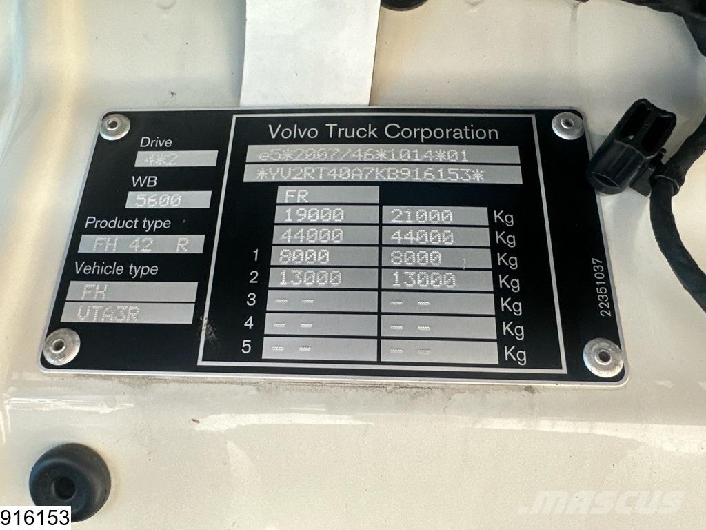 Volvo FH 500 EURO 6d, I-SAVE Containertrucks met kabelsysteem
