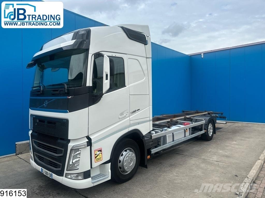 Volvo FH 500 EURO 6d, I-SAVE Containertrucks met kabelsysteem