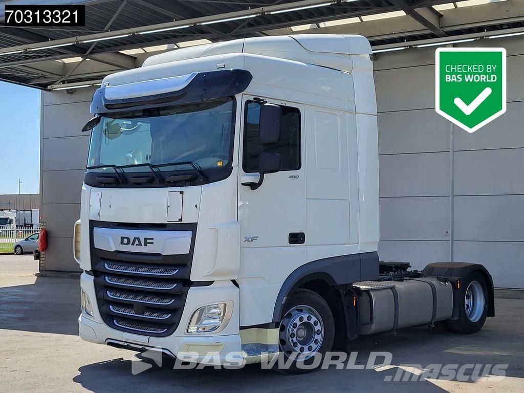 DAF XF 480 4X2 SC Mega 2xTanks ACC Standklima Nyergesvontatók