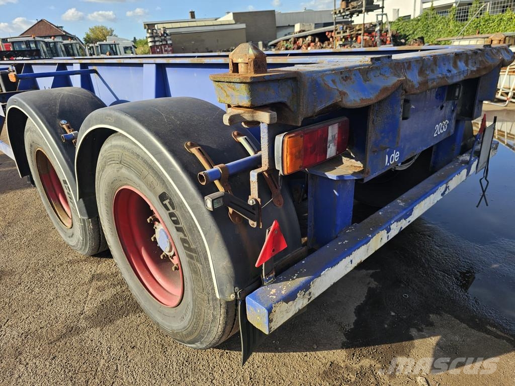 MKF Metallbau CS 20 / STEEL SUSPENSION/ ROR DRUM. Containerframe/Skiploader semi-trailers