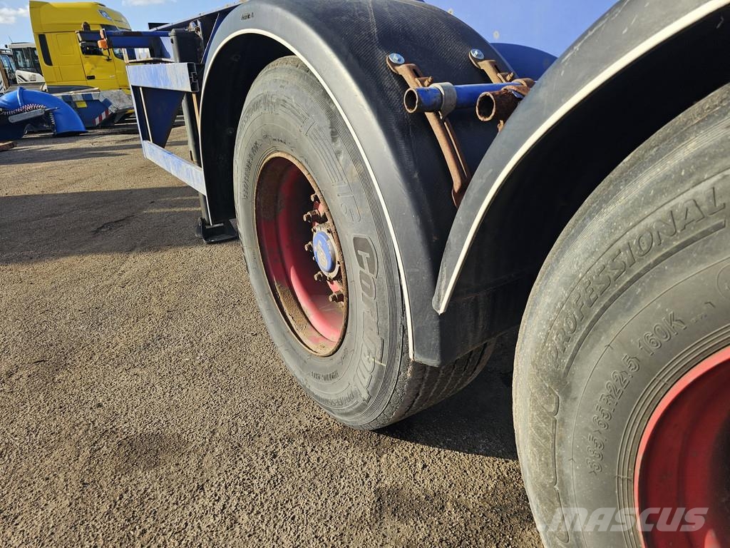  MKF Metallbau CS 20 / STEEL SUSPENSION/ ROR DRUM. Containerframe/Skiploader semi-trailers