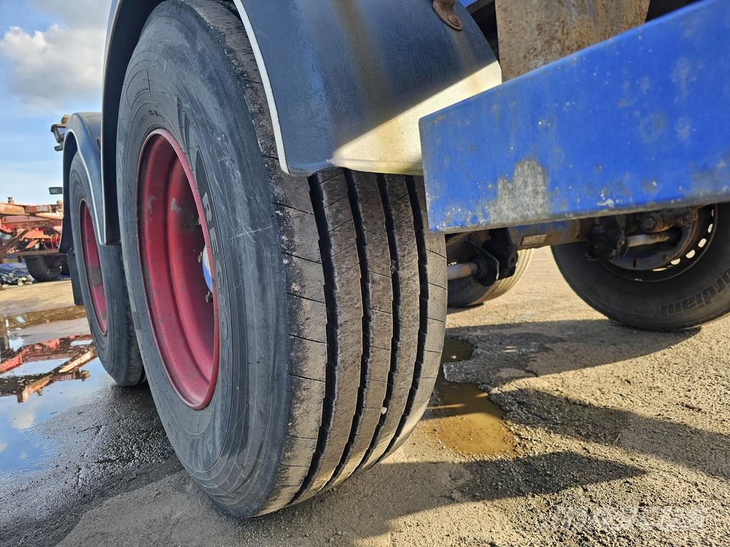  MKF Metallbau CS 20 / STEEL SUSPENSION/ ROR DRUM. Containerframe/Skiploader semi-trailers
