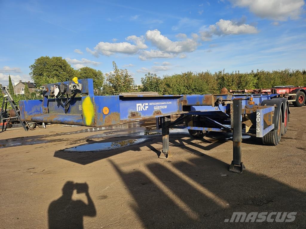  MKF Metallbau CS 20 / STEEL SUSPENSION/ ROR DRUM. Containerframe/Skiploader semi-trailers