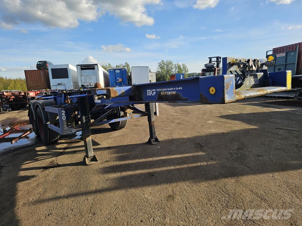  MKF Metallbau CS 20 / STEEL SUSPENSION/ ROR DRUM. Containerframe/Skiploader semi-trailers