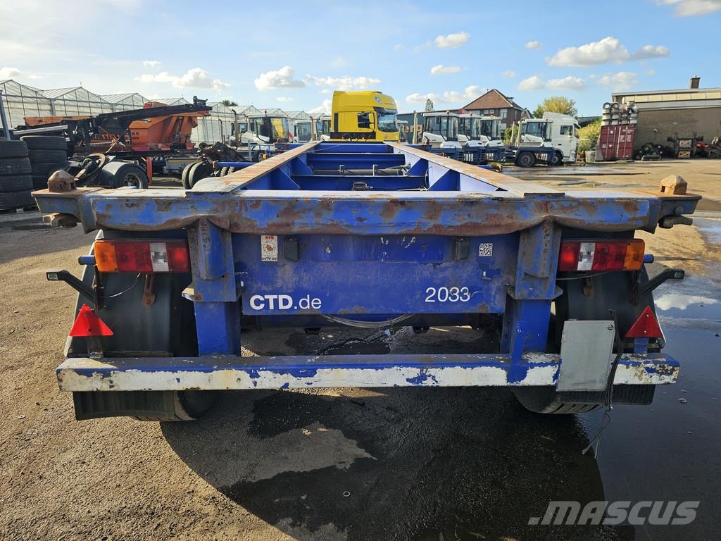 MKF Metallbau CS 20 / STEEL SUSPENSION/ ROR DRUM. Containerframe/Skiploader semi-trailers
