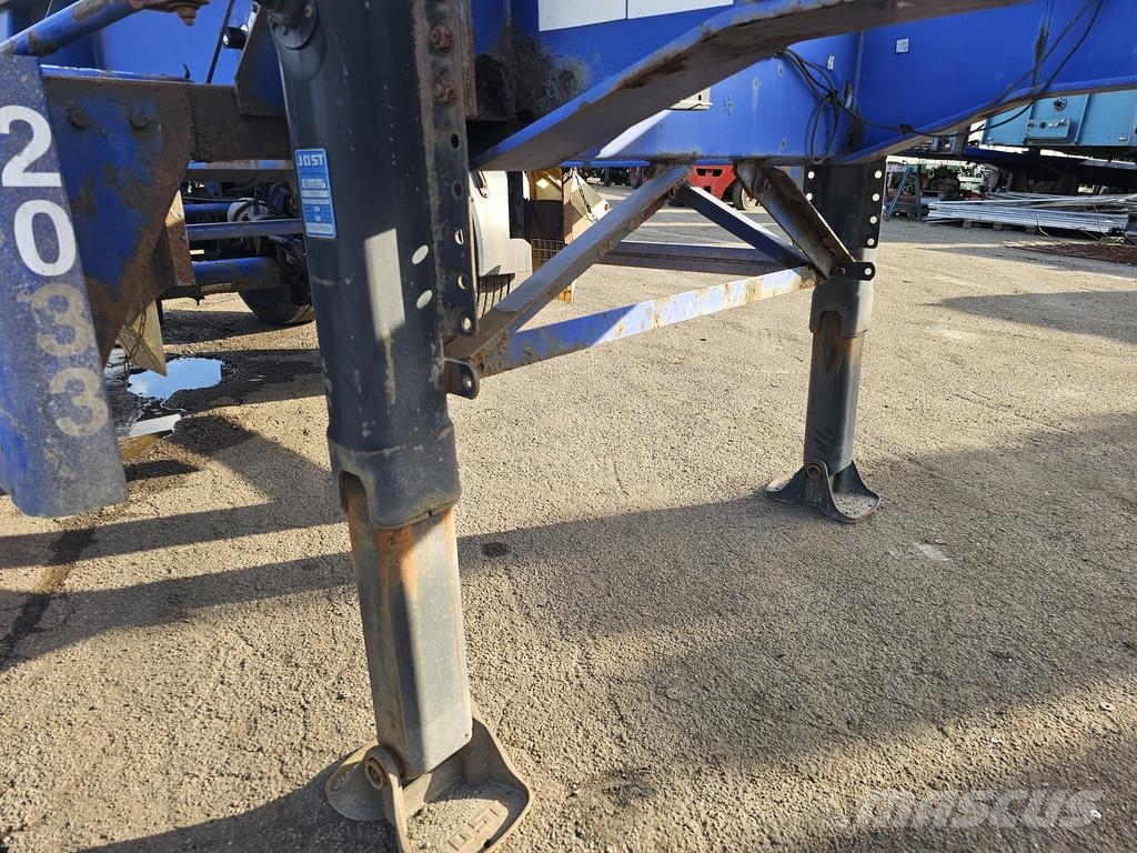  MKF Metallbau CS 20 / STEEL SUSPENSION/ ROR DRUM. Containerframe/Skiploader semi-trailers