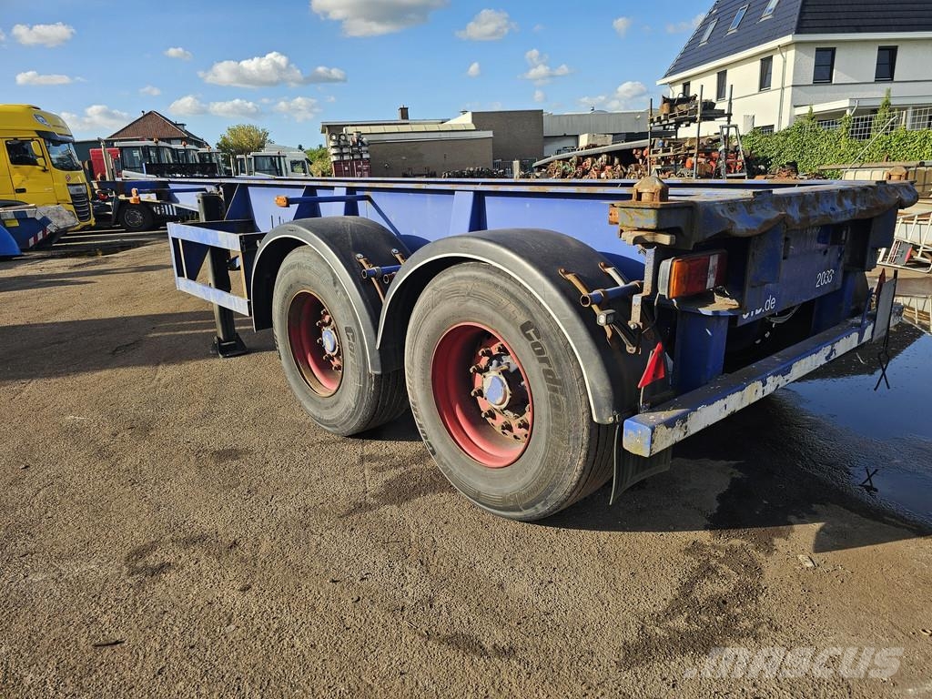  MKF Metallbau CS 20 / STEEL SUSPENSION/ ROR DRUM. Containerframe/Skiploader semi-trailers