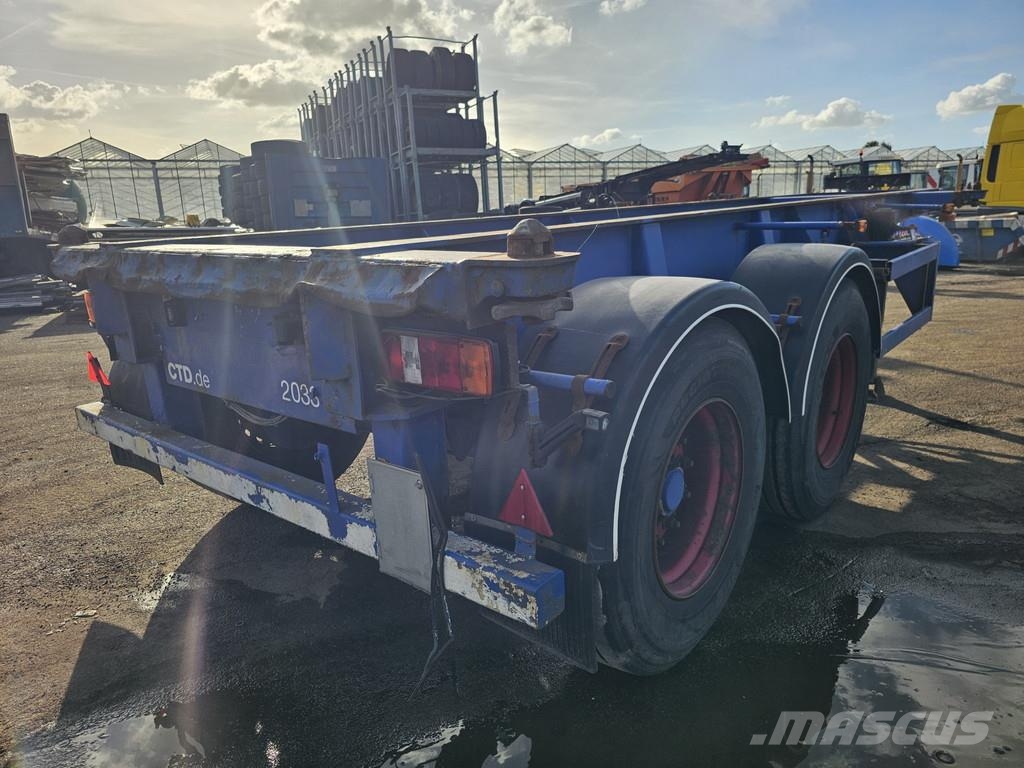  MKF Metallbau CS 20 / STEEL SUSPENSION/ ROR DRUM. Containerframe/Skiploader semi-trailers