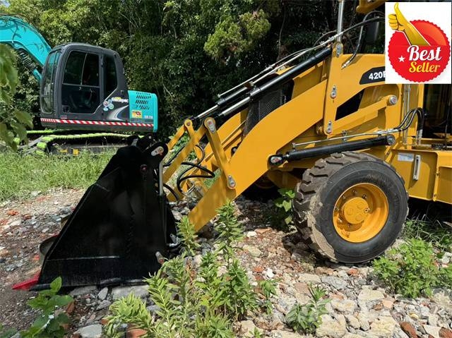 CAT 420 F 백호로더