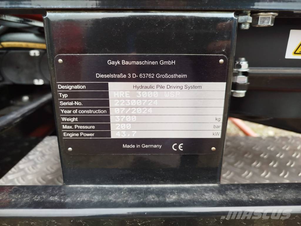 Gayk HRE3000 Dieselrammen