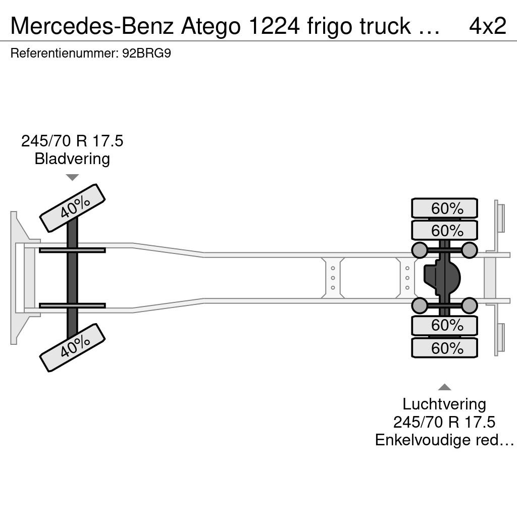 Mercedes-Benz Atego 1224 frigo truck meat hooksystem 409.000km Φορτηγά Ψυγεία
