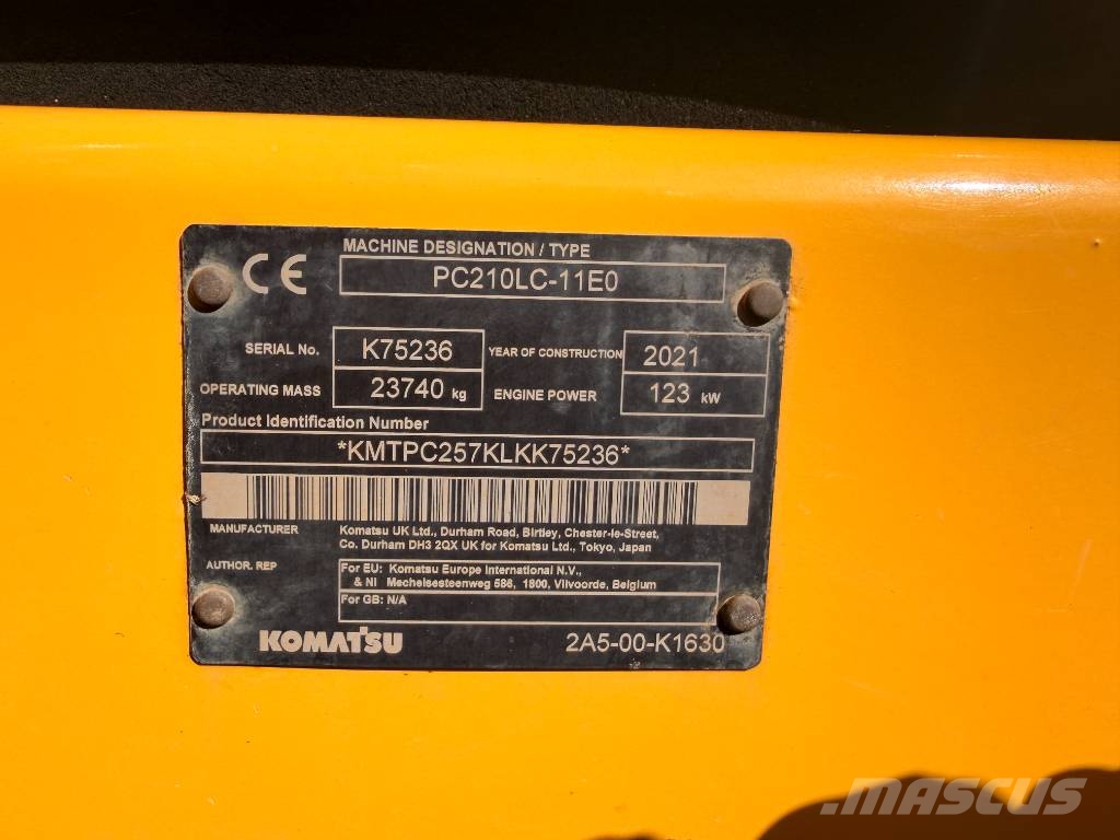 Komatsu PC 210 LC-11 - 15m LONG REACH EXCAVATOR Long Reach Bagger