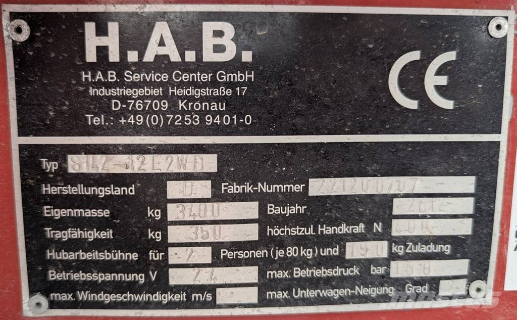 HAB S142-12E2WD 剪叉式升降机