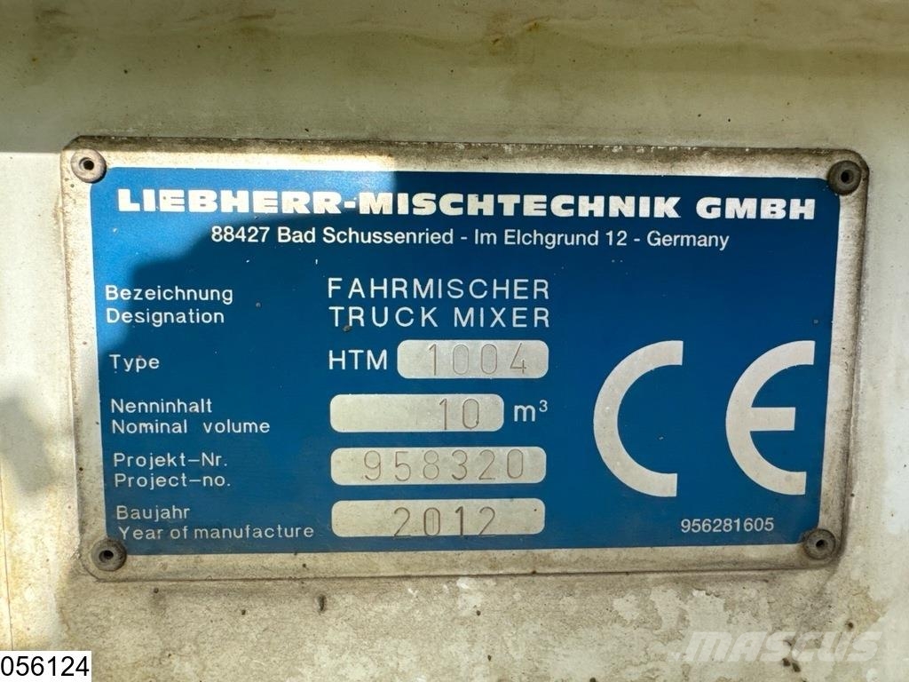 Liebherr Betonmixer Liebherr 10m3 Andere Auflieger