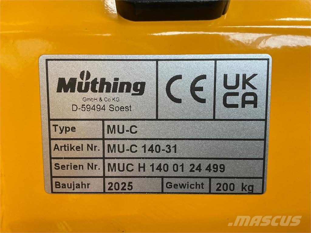 Müthing MU-C 140 Overige hooi- en voedergewasmachines