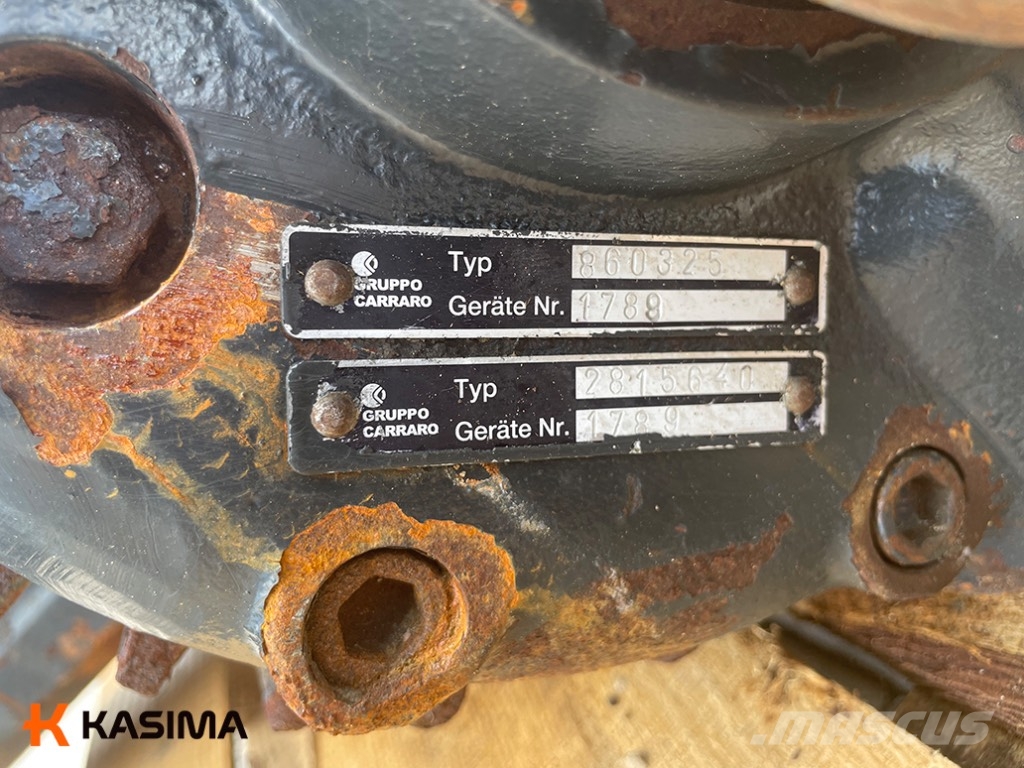 Komatsu Carraro rear axle الشاسيه والتعليق