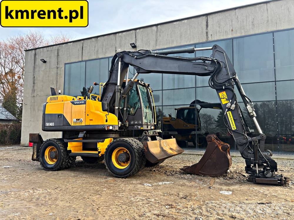 Volvo EW 140 D KOPARKA KOŁOWA GŁOWICA OBROTOWA ZE SZCZYP Wheeled excavators
