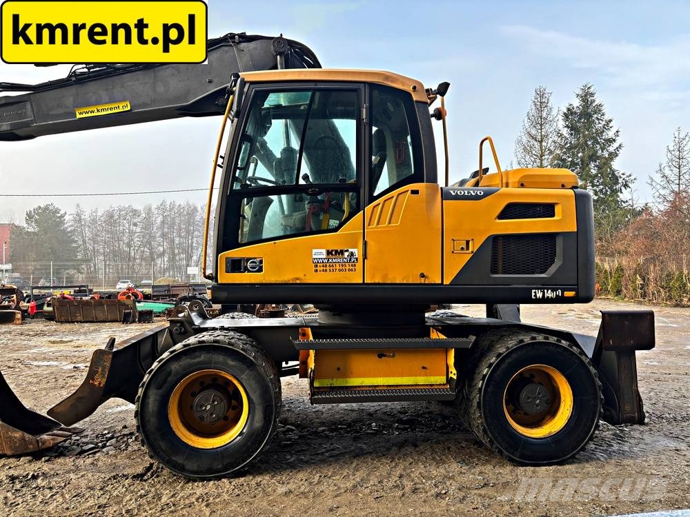 Volvo EW 140 D KOPARKA KOŁOWA GŁOWICA OBROTOWA ZE SZCZYP Wheeled excavators