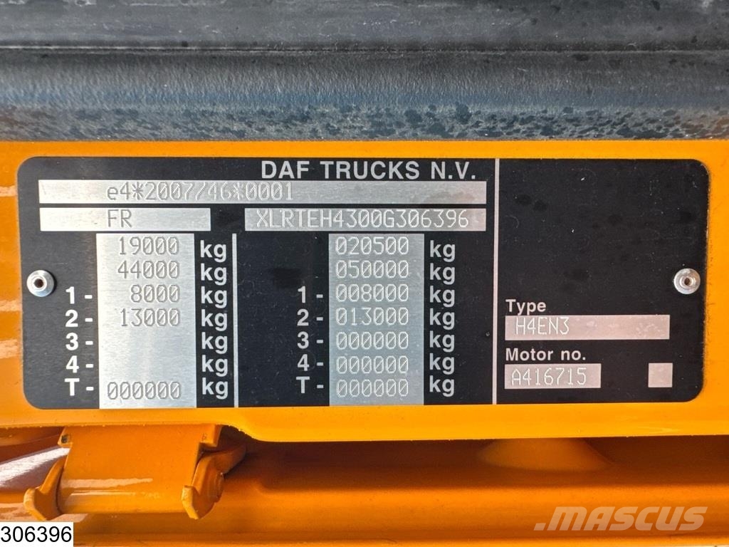 DAF XF 480 EURO 6, Retarder, ACC Naudoti vilkikai