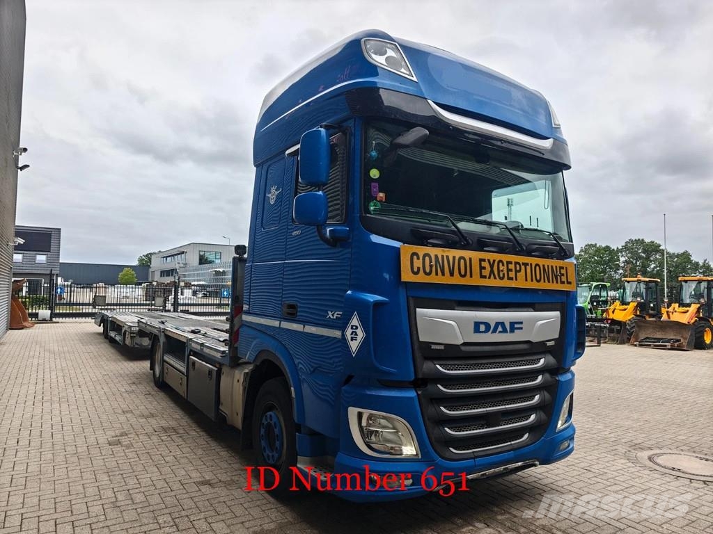 DAF XF 480 4x2 + FVG FS 2 Pieces! Autotransporteri