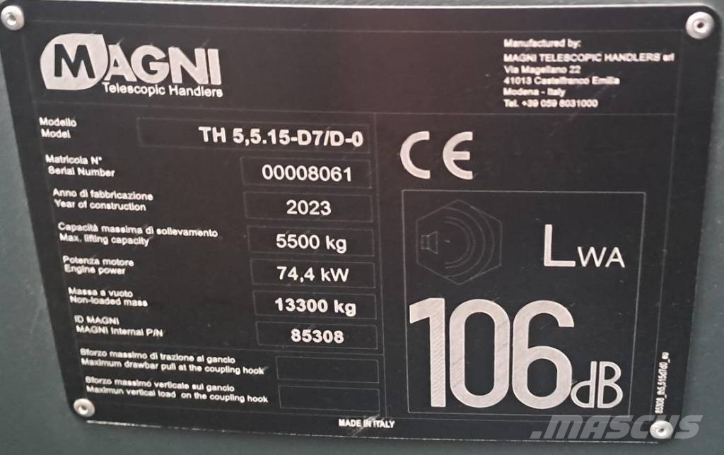 Magni TH 5,5.15 P Teleskoplastare