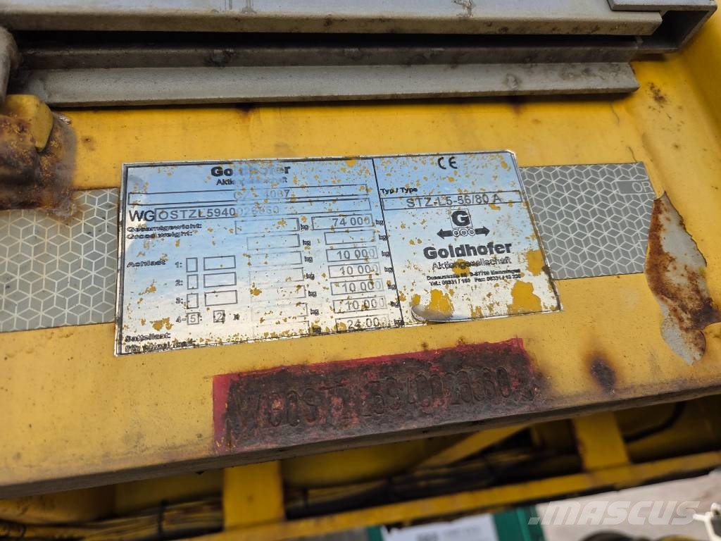 Goldhofer STZ L5 56 2 pieces 14,8m - 21,8 m Ημιρυμούλκες με χαμηλό δάπεδο