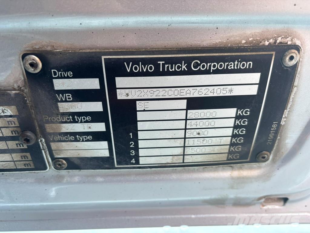 Volvo FMX 370 6x2*4 KART 7 m3 + chute 9 m Betooniveokid