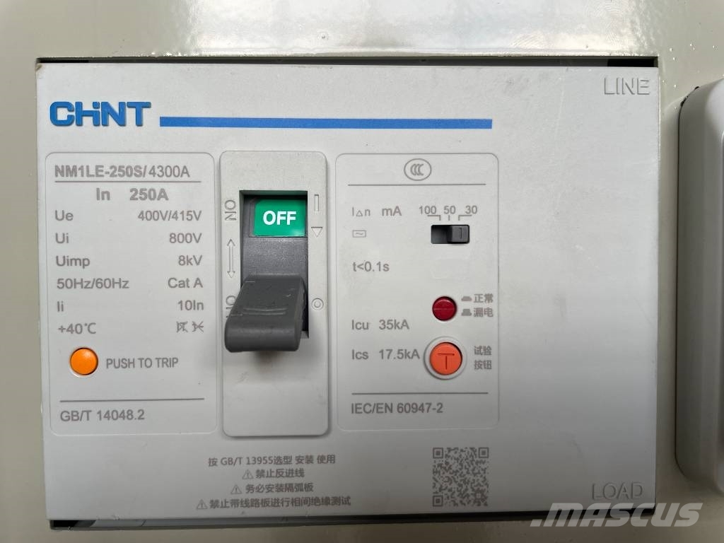 Hyundai P086TI-1 - 165 kVA Generator - DPX-19851 Dīzeļģeneratori
