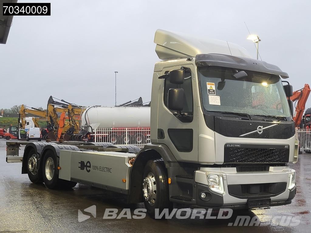 Volvo FEE 62R FE 6X2 100% electric 200kW chassis Full Ai Containertrucks met kabelsysteem