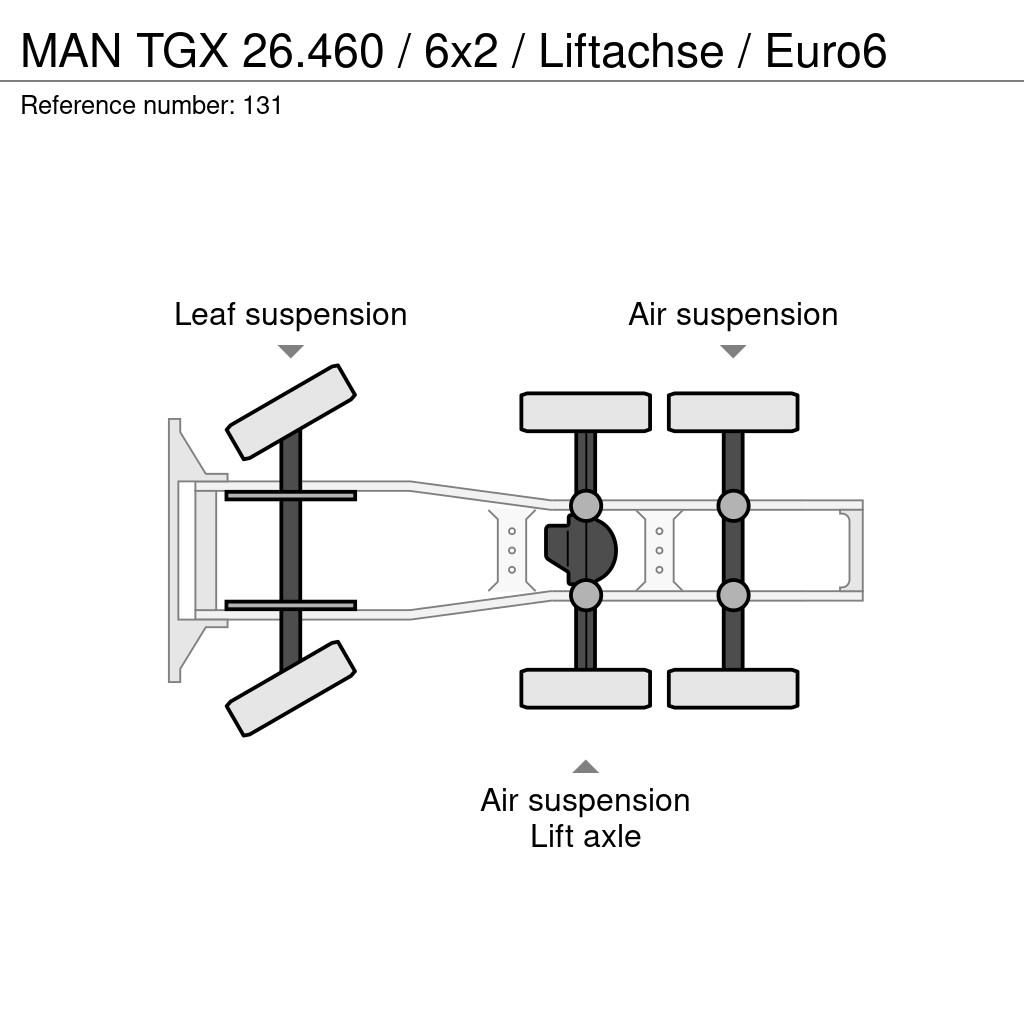 MAN TGX 26.460 / 6x2 / Liftachse / Euro6 Prime Movers