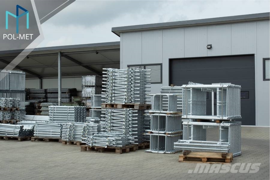 POL-MET 760,50m² Gerüste, skele, andamios, schele, Pastolių įrengimai
