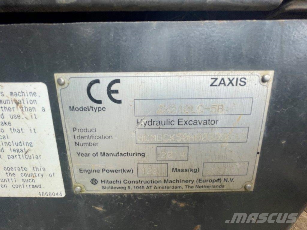 Hitachi ZX 210 LC-5 B 履带挖掘机