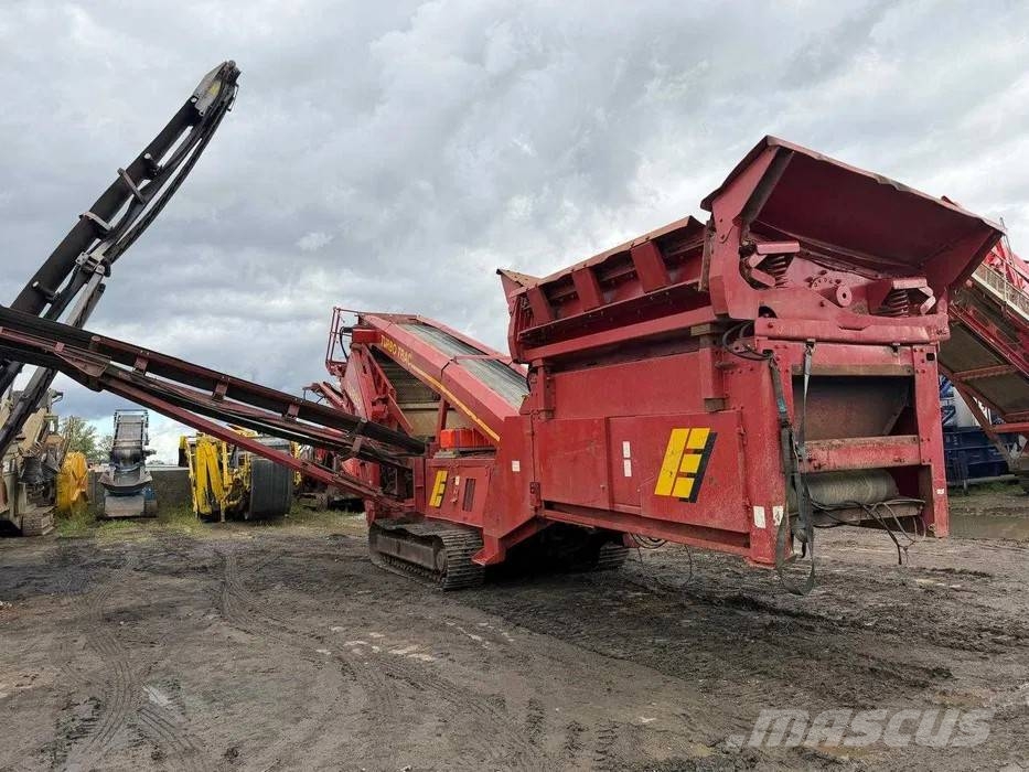 Przesiewacz EXTEC Turbotrac z Wibrokratą Sieb- und Brechanlagen